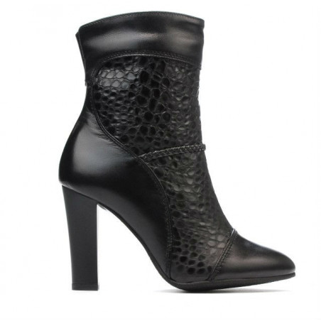 Stivali donna 1146 nero+cocco nero