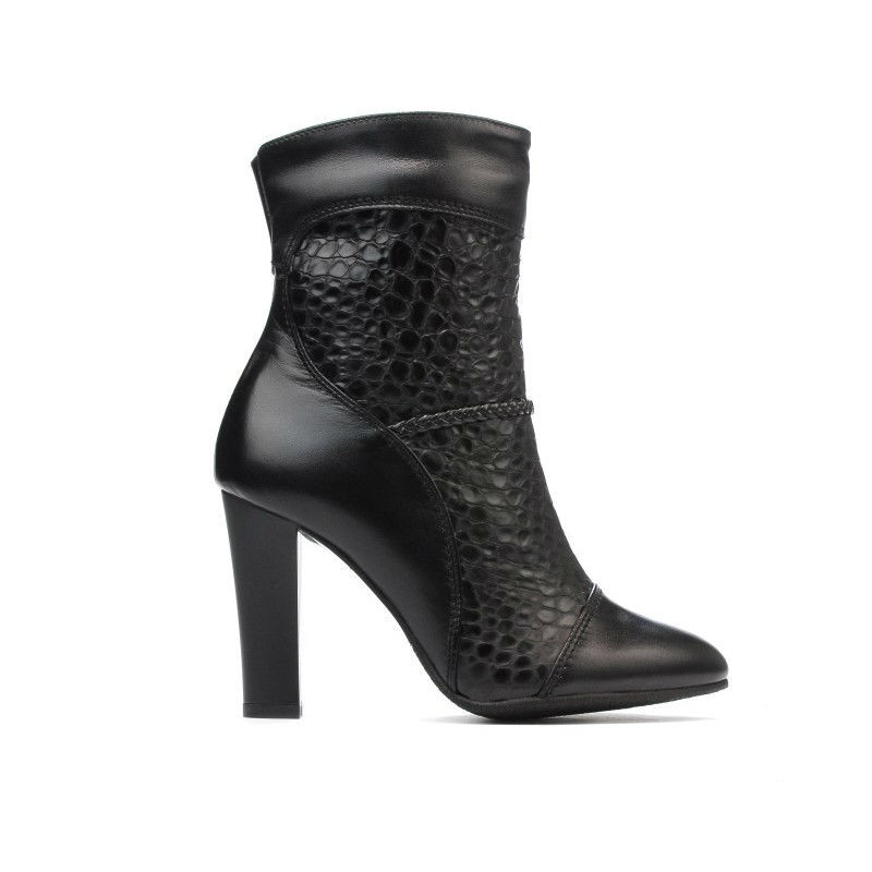 Stivali donna 1146 nero+cocco nero
