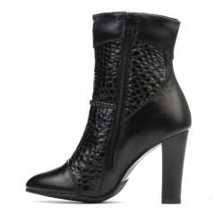 Stivali donna 1146 nero+cocco nero