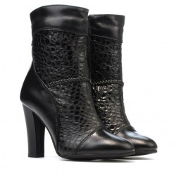 Stivali donna 1146 nero+cocco nero