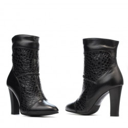 Stivali donna 1146 nero+cocco nero