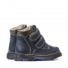 Stivaletti bambini piccoli 37-1c indaco+rame