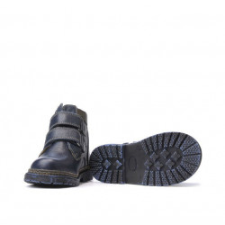 Stivaletti bambini piccoli 37-1c indaco+rame