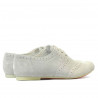 Scarpe casual da donna 186 velour grigio chiaro