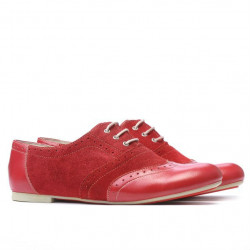 Scarpe casual donna 186 rosso combinato