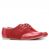 Scarpe casual donna 186 rosso combinato