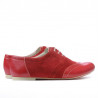 Scarpe casual donna 186 rosso combinato