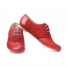 Scarpe casual donna 186 rosso combinato