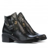 Stivaletti donna 3319 nero pastello