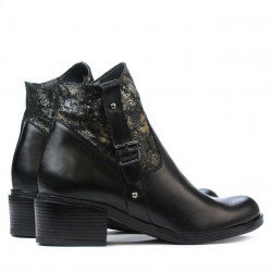 Stivaletti donna 3319 nero pastello