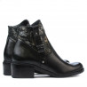 Stivaletti donna 3319 nero pastello
