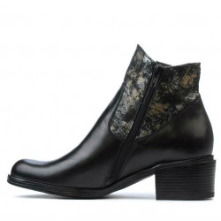 Stivaletti donna 3319 nero pastello