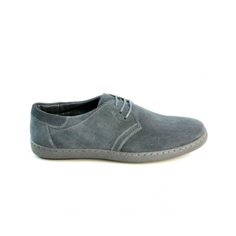 Scarpe casual uomo 774 antracite velluto 