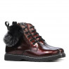 Stivaletti bambini 3010 vernice bordeaux