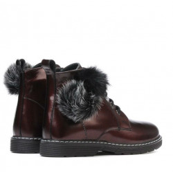 Stivaletti bambini 3010 vernice bordeaux