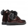 Stivaletti bambini 3010 vernice bordeaux