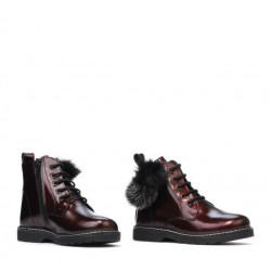 Stivaletti bambini 3010 vernice bordeaux