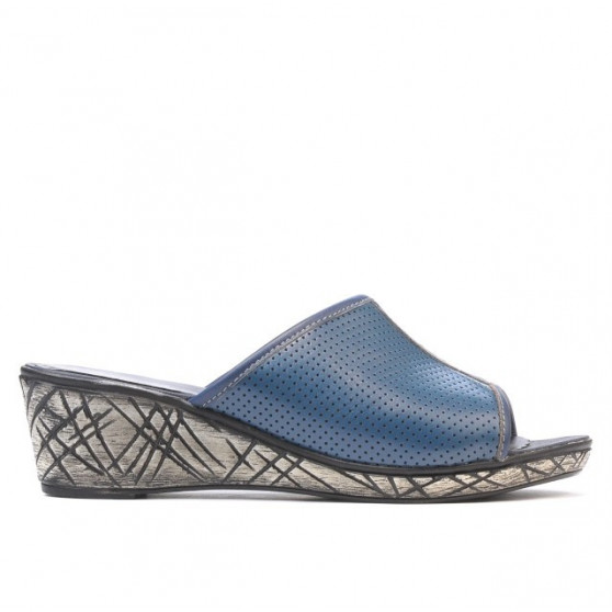 Sandali donna 5004p indaco perforato