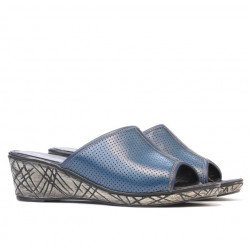 Sandali donna 5004p indaco perforato