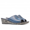 Sandali donna 5004p indaco perforato