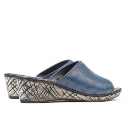 Sandali donna 5004p indaco perforato