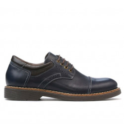 Scarpe eleganti adolescenti 372 indaco+caffè