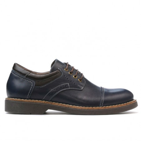 Scarpe eleganti adolescenti 372 indaco+caffè