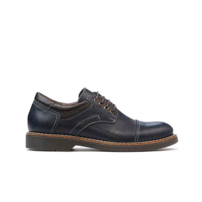 Scarpe eleganti adolescenti 372 indaco+caffè