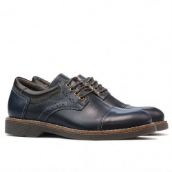 Scarpe eleganti adolescenti 372 indaco+caffè
