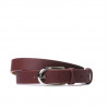 Cintura donna 06m bordeaux