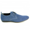 Scarpe casual uomo 794 indaco velluto
