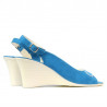 Sandali donna 596 turchese antilope