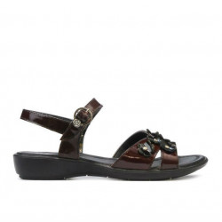 Sandali bambini 523 vernice bordeaux