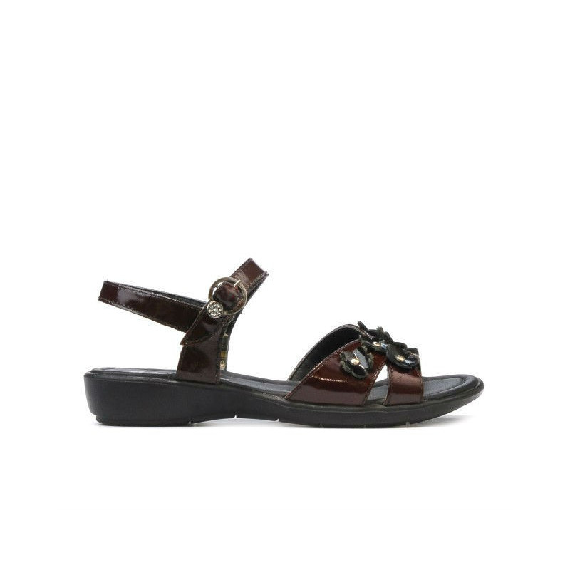 Sandali bambini 523 vernice bordeaux