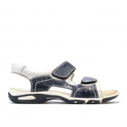 Sandali per bambini 322 indaco+bianco