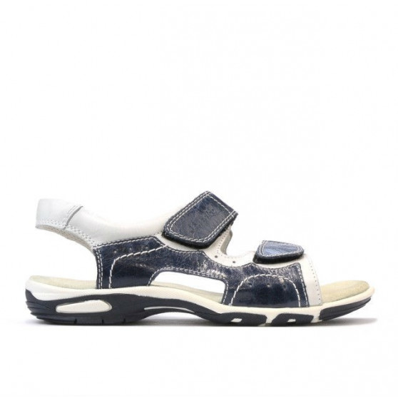 Sandali per bambini 322 indaco+bianco