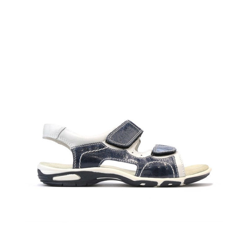 Sandali per bambini 322 indaco+bianco