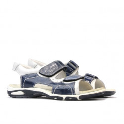 Sandali per bambini 322 indaco+bianco