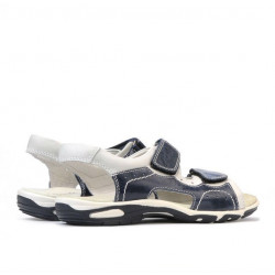 Sandali per bambini 322 indaco+bianco