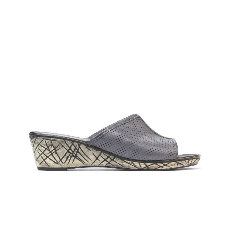 Sandali donna 5004m p grigio traforato