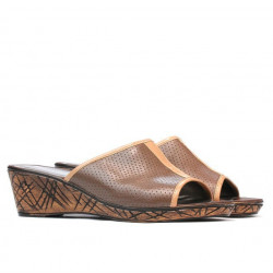 Sandali donna 5004mp cappuccino traforato