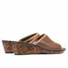 Sandali donna 5004mp cappuccino traforato