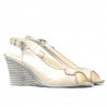Sandali donna 596 beige madreperla