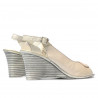 Sandali donna 596 beige madreperla