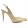 Sandali donna 1235 vernice beige