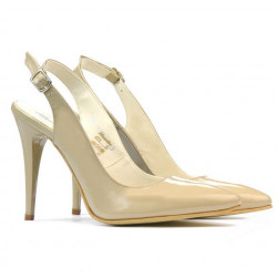 Sandali donna 1235 vernice beige