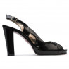 Sandali donna 1221 vernice nera