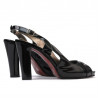 Sandali donna 1221 vernice nera