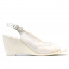 Sandali donna 599 bianco perla