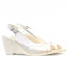 Sandali donna 599 bianco perla
